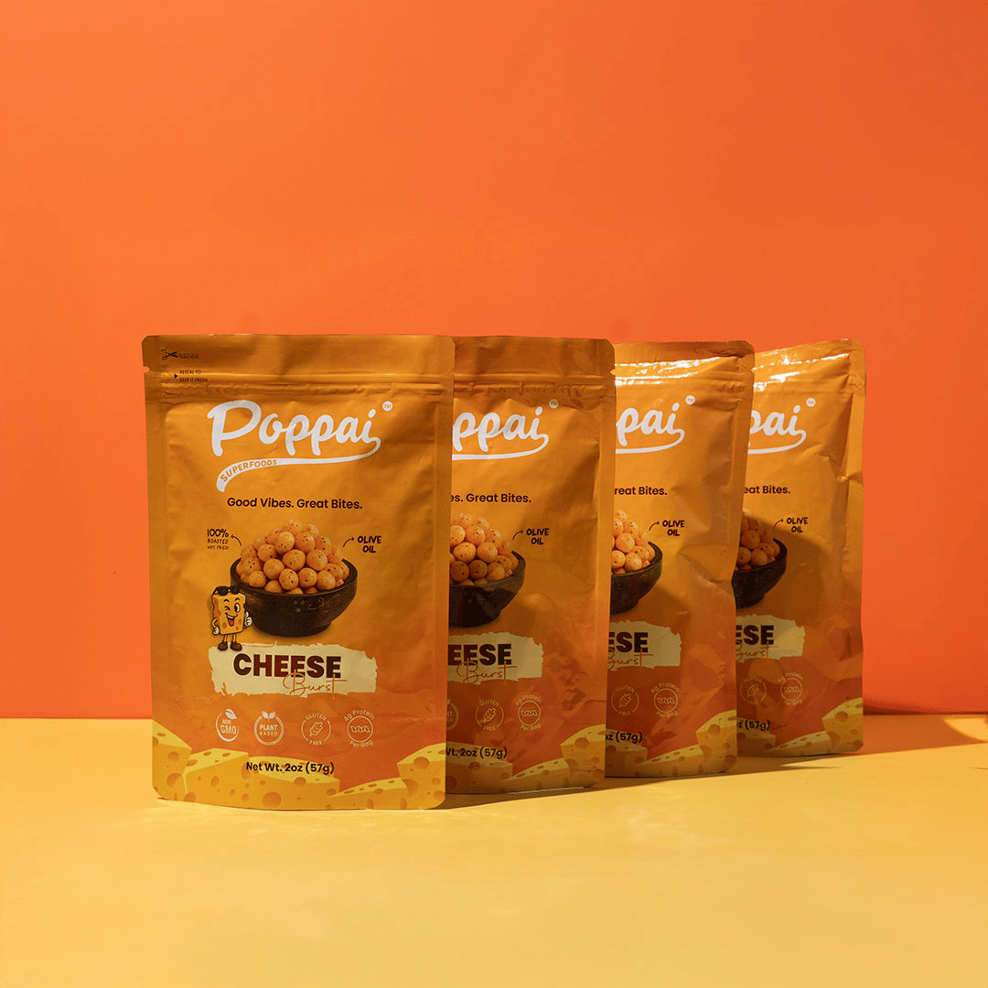 Poppai Cheese Burst Pack of 4 side